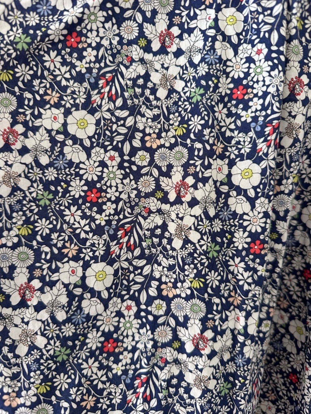 J. Crew Liberty Print‎ "June Meadow" Floral Peasant Blouse XS - Picture 5 of 9